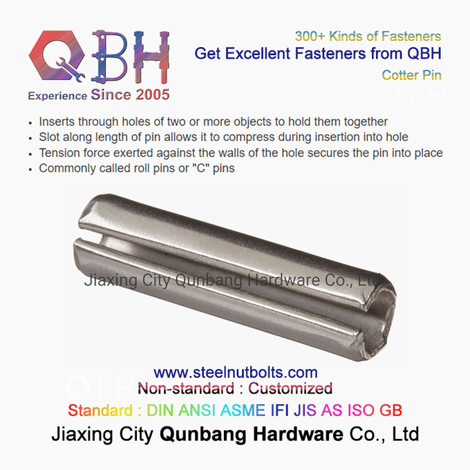 QBH Disesuaikan Stainless Steel SS034 SS316 C-pin Cotter Pin 0